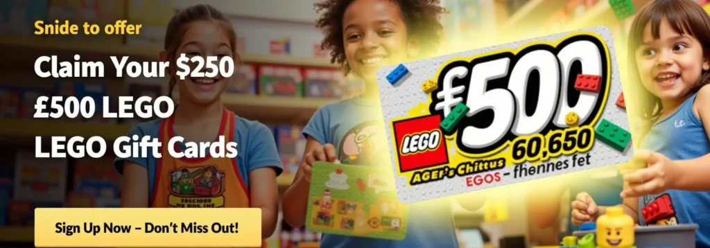 £500 Lego Gift Card