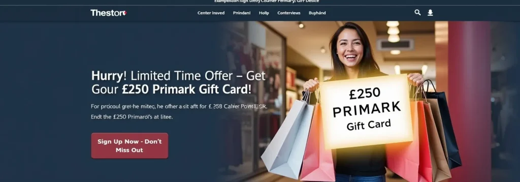 £250 Primark Gift Card 