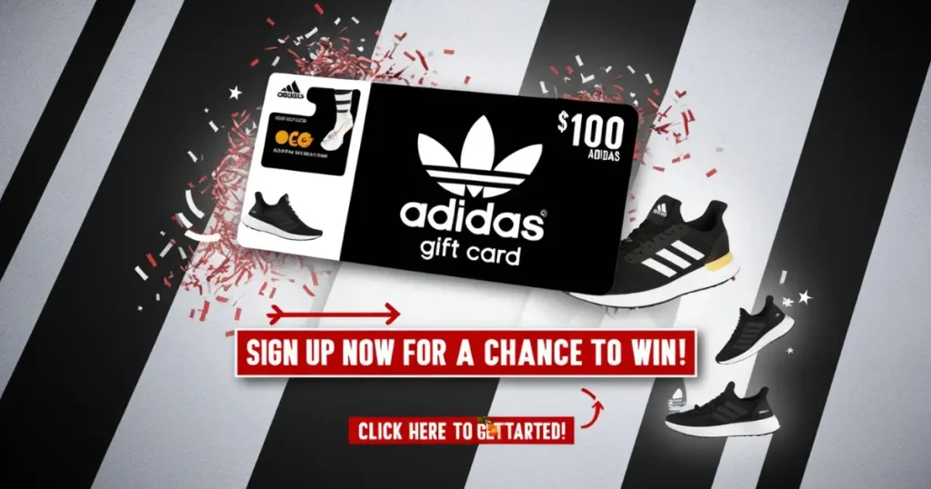 $100 Adidas Gift Card