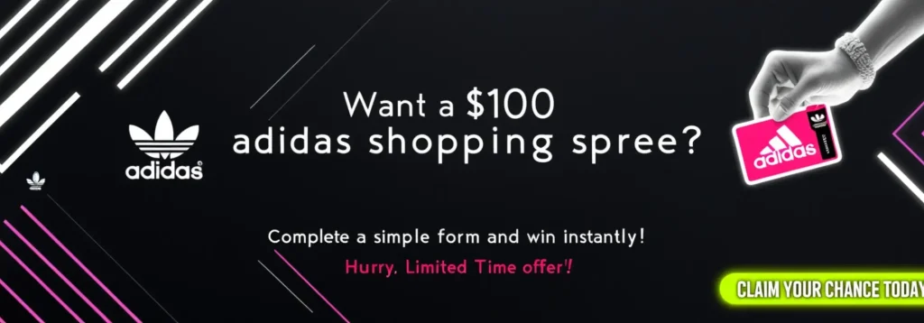 $100 Adidas Gift Card