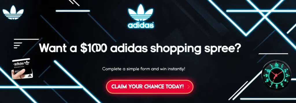 $100 Adidas Gift Card