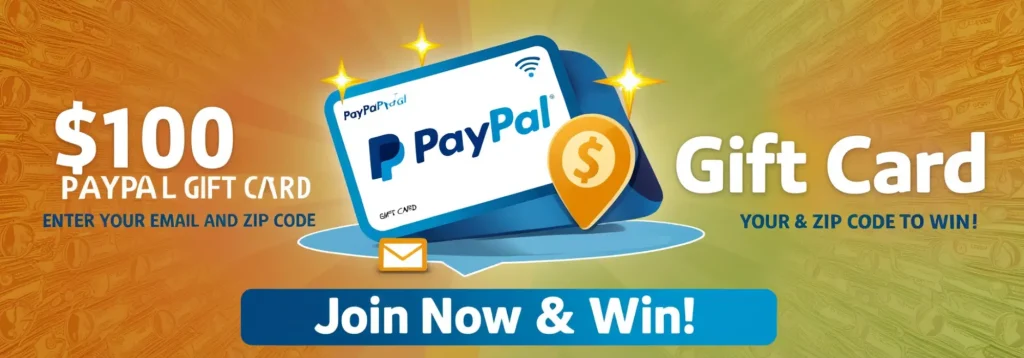 $100 PayPal Gift Card