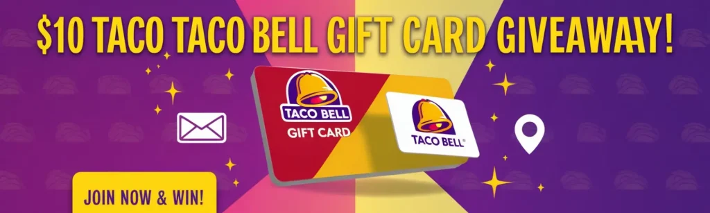  $100 Taco Bell Gift Card 
