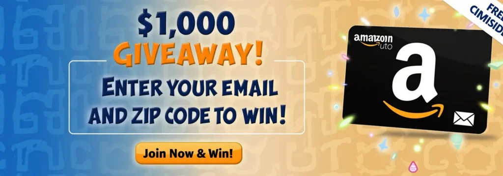 $1,000 Amazon Gift Card