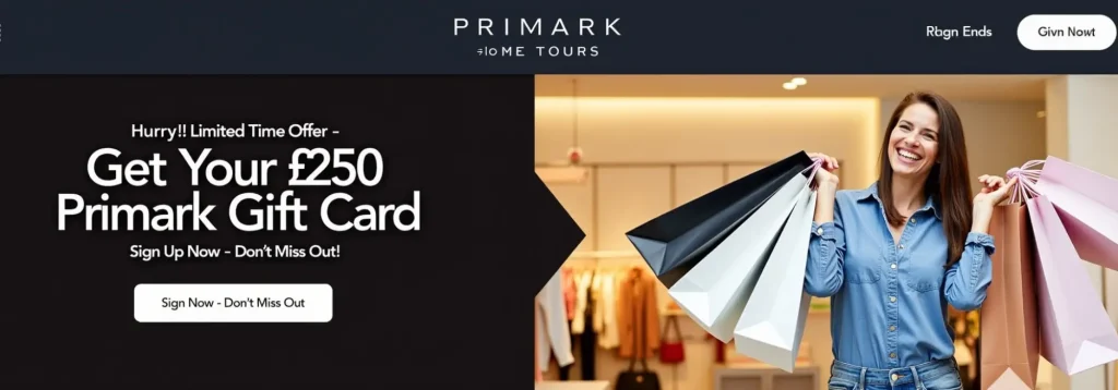 £250 Primark Gift Card 