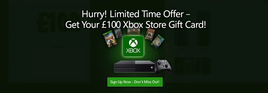 £100 XBOX Store Gift Card