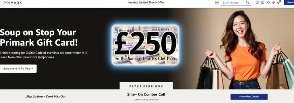 £250 Primark Gift Card 