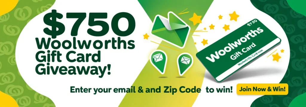 Woolworths $750 Gift Card