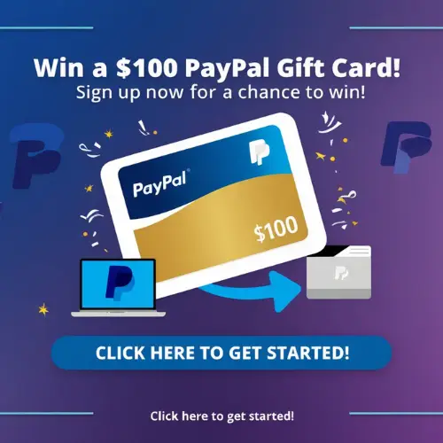 $100 PayPal Gift Card