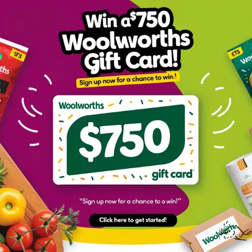 Woolworths $750 Gift Card